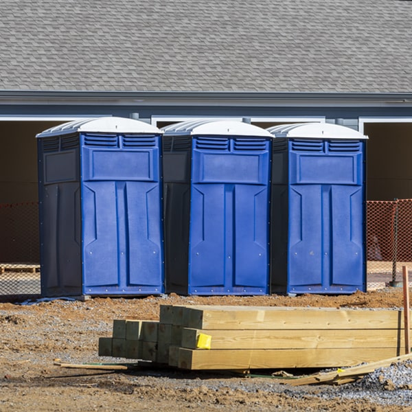 is there a specific order in which to place multiple portable toilets in Paragon Indiana